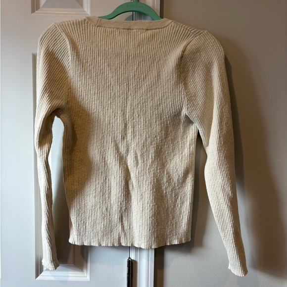 Madewell Scoopneck Button Front Cardigan - Picture 5 of 8